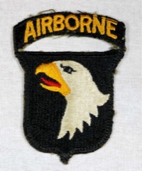 101st Airborne Division Shoulder Badge, Screaming Eagles